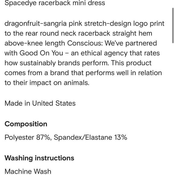 Beyond Yoga Spacedye Under Lock and Key Mini Dress Pink Magenta - Picture 9 of 9